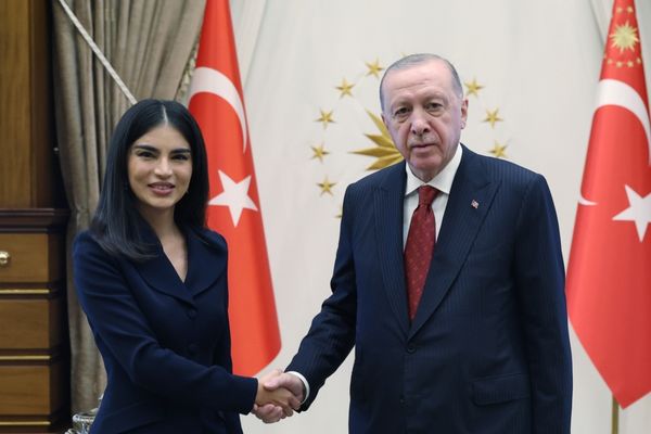 Cumhurbaşkanı Erdoğan, Saida Mirziyoyeva’yı kabul etti